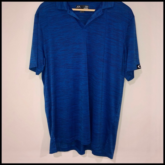 Oakley🏌🏼‍♂️⛳️Polo Mens XL Blue and Black, Worn Once, Practically New, Hydrolinx. - Picture 2 of 16